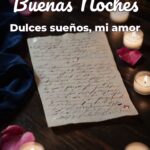 buenas noches dulces sueños, mi amor