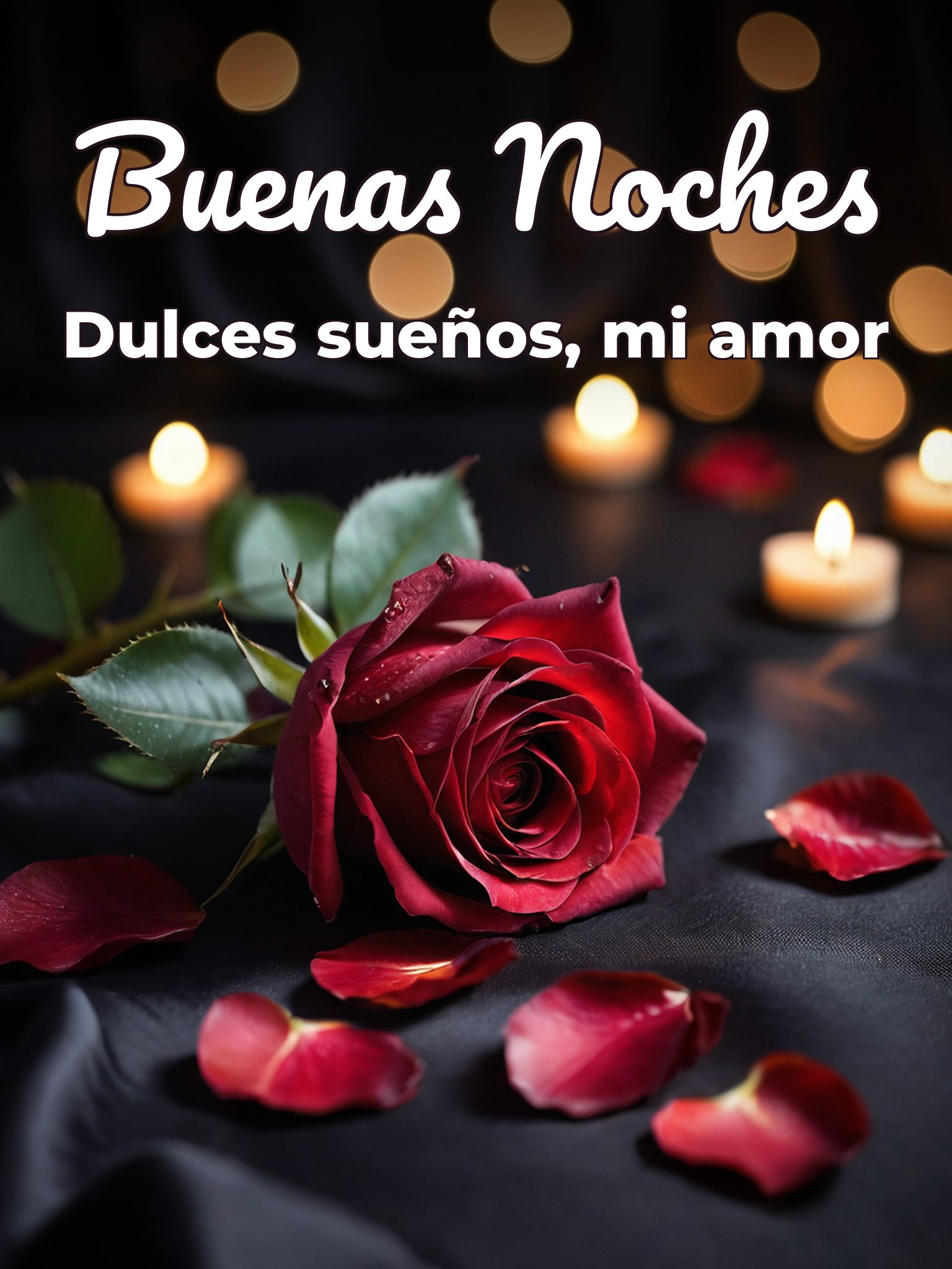 Buenas noches para mi amor para Facebook
