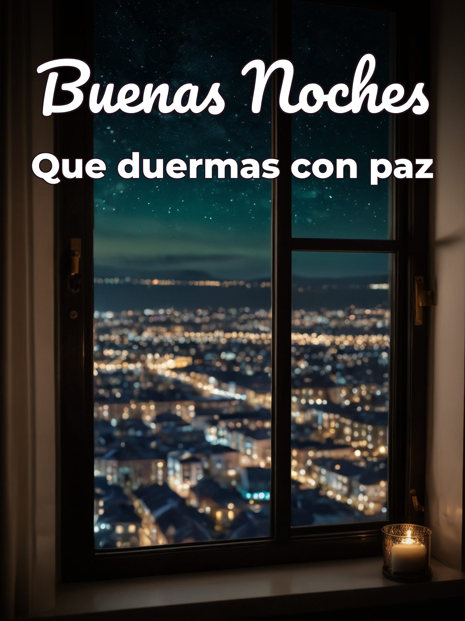 Buenas noches para mi esposo para celular