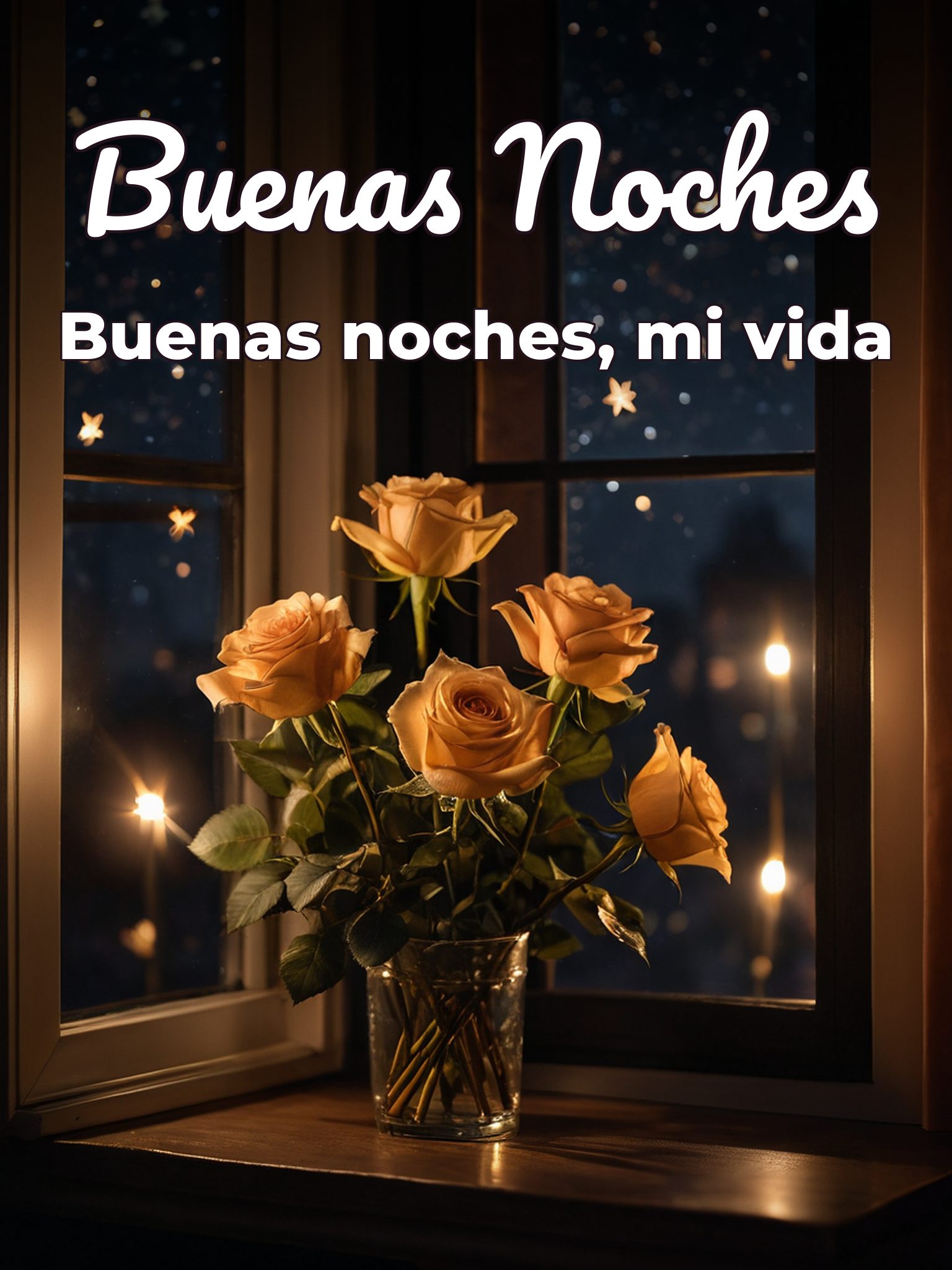 Buenas noches para mi novia para celular