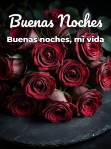 Buenas noches para mi novia para Facebook
