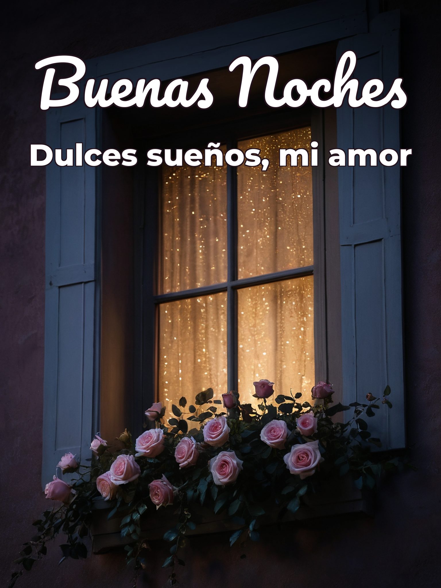 Buenas noches para tu amor para Facebook