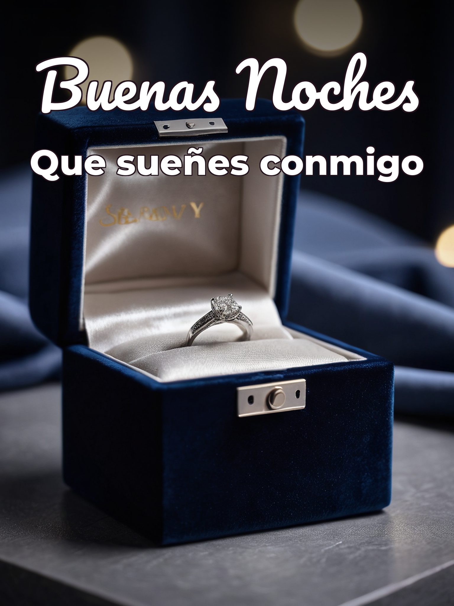 Buenas noches para un amor para Facebook