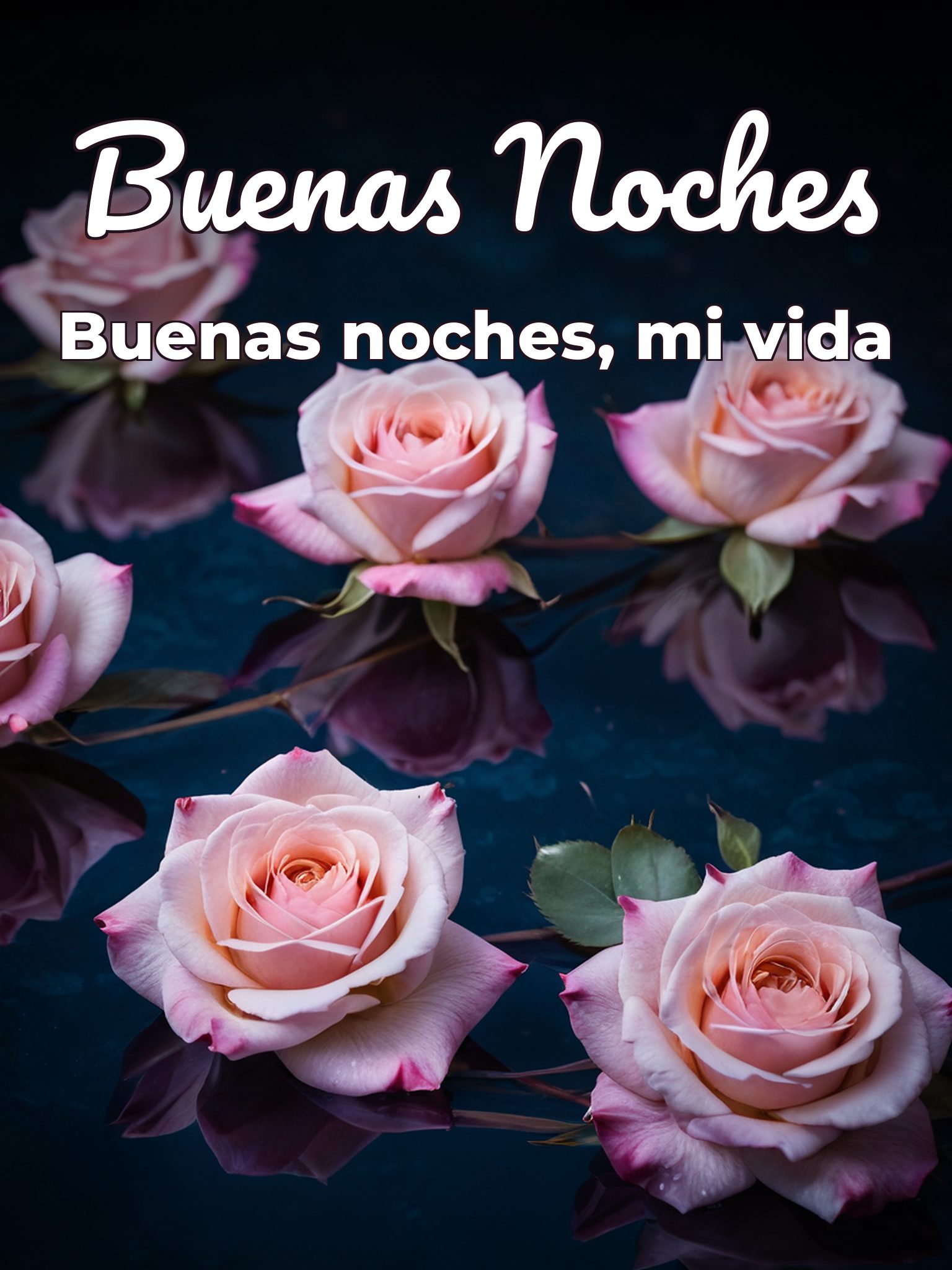 Buenas noches para un amor para WhatsApp