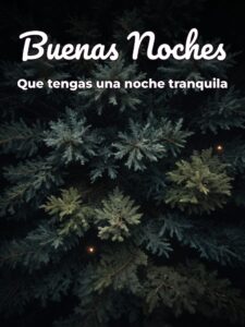 Buenas noches para una mujer
