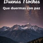 buenas noches que duermas con paz