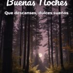 buenas noches que descanses, dulces sueños
