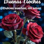 buenas noches dulces sueños, mi amor