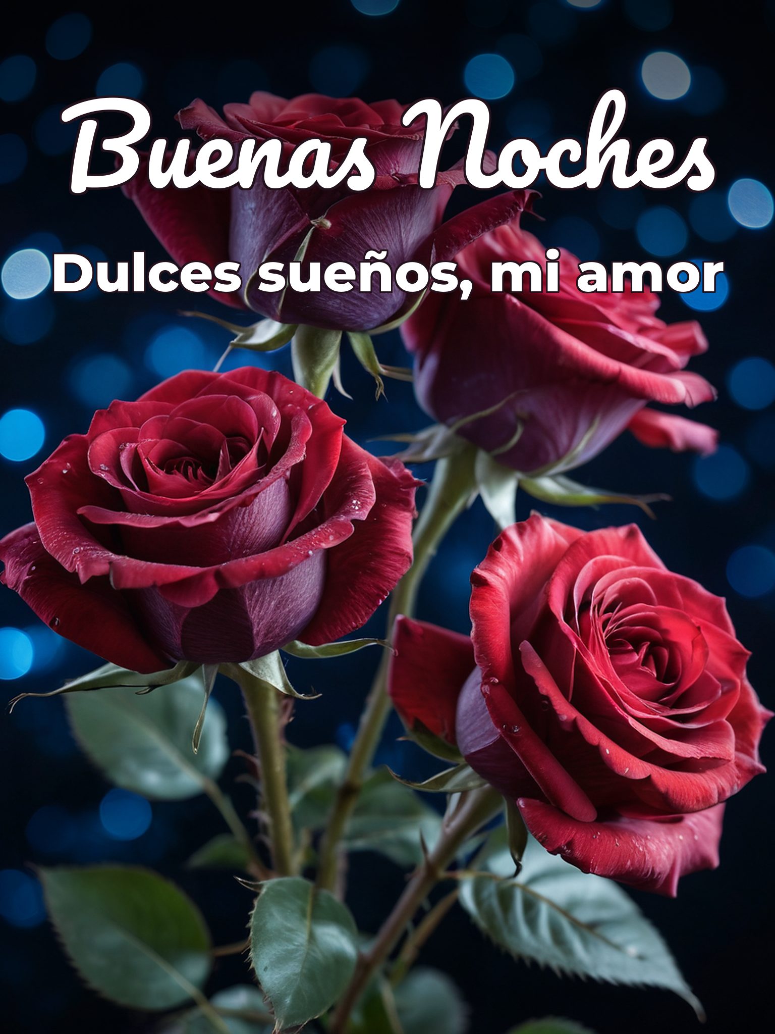Buenas noches romanticas para mi novia para WhatsApp