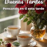 buenas tardes pensando en ti esta tarde
