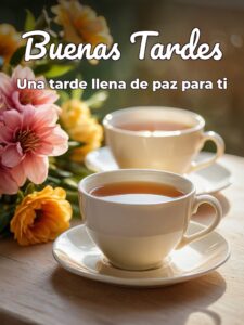 Buenas tardes animadas con movimiento para WhatsApp celular