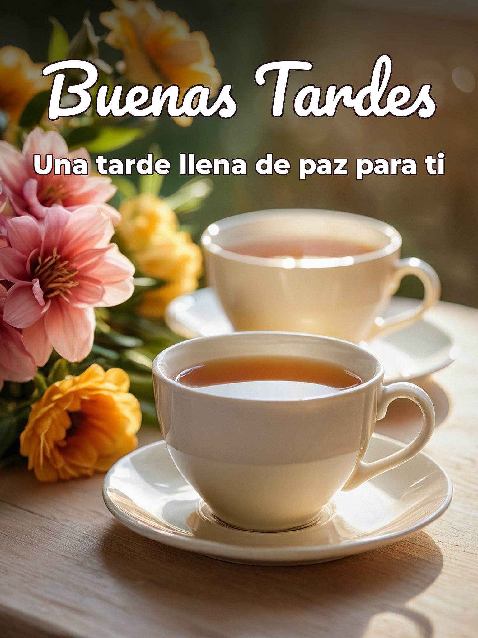 Buenas tardes animadas con movimiento para WhatsApp celular
