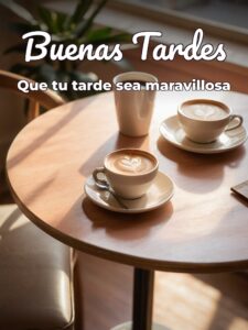 Buenas tardes canción para WhatsApp celular
