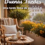 buenas tardes una tarde llena de paz para ti