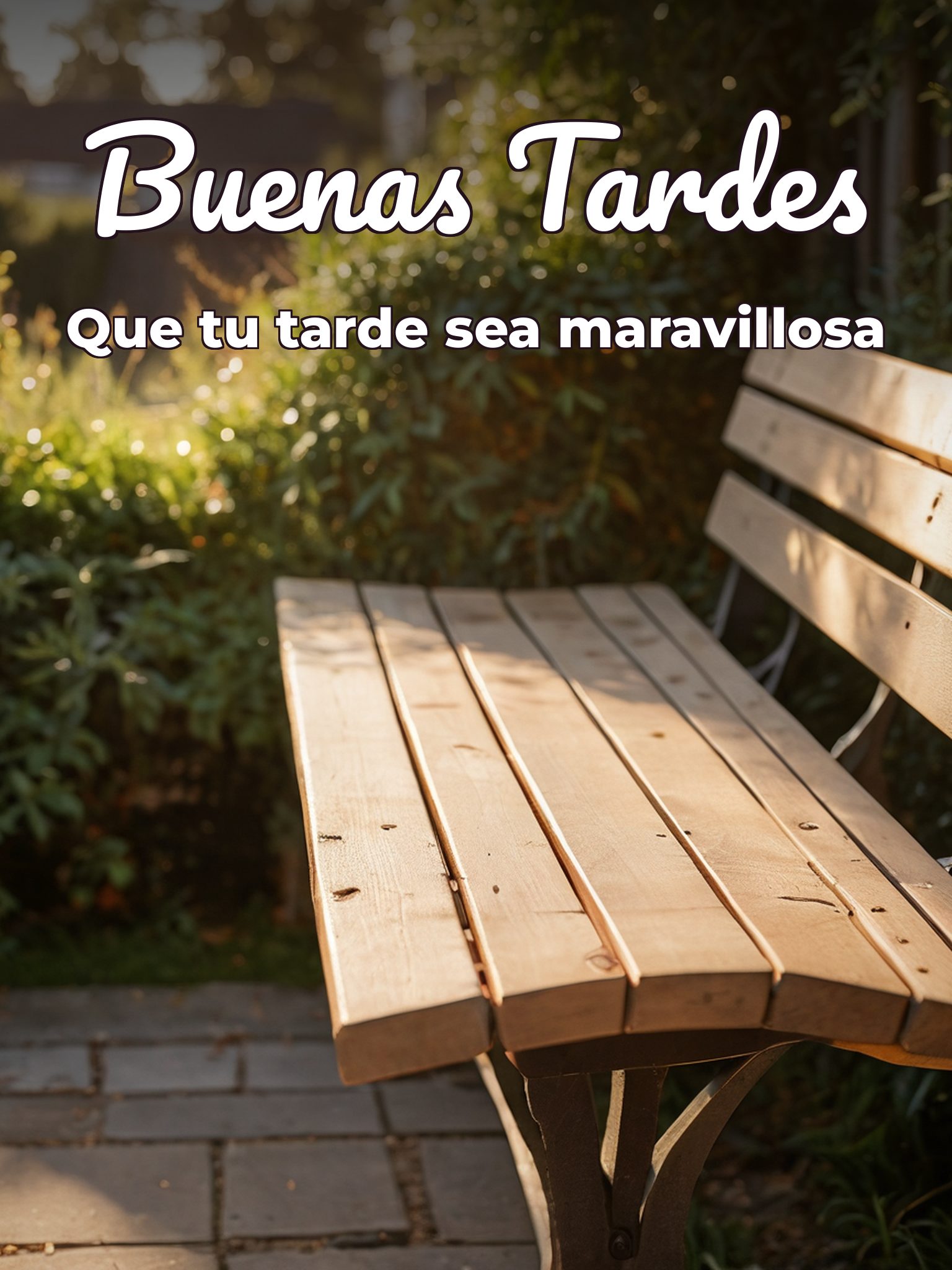Buenas tardes corazón para WhatsApp celular