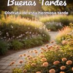 buenas tardes disfruta de esta hermosa tarde