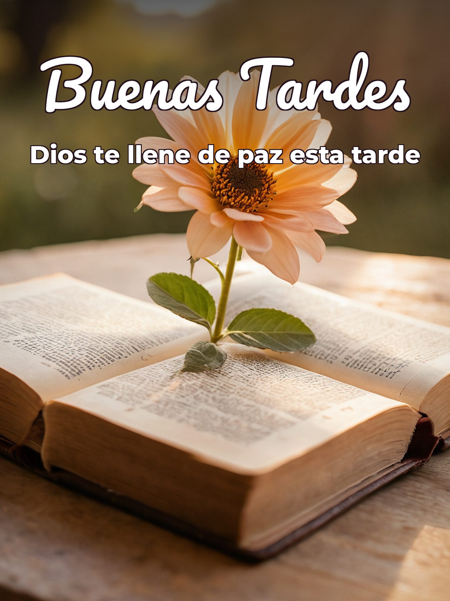 Buenas tardes Dios para WhatsApp celular