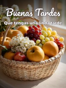 Buenas tardes domingo para WhatsApp celular
