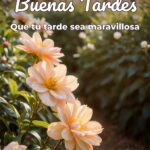 buenas tardes que tu tarde sea maravillosa