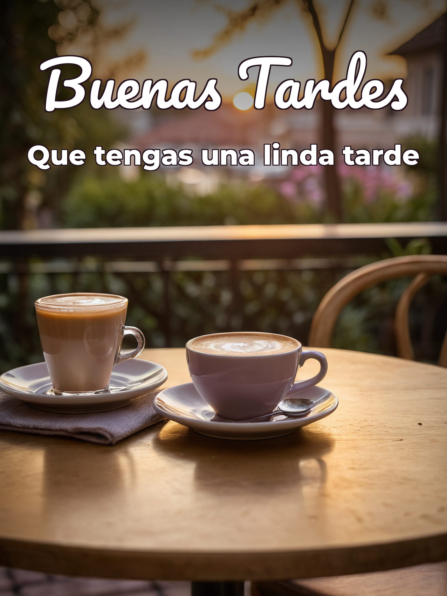 Buenas tardes hermosa para WhatsApp celular