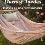 buenas tardes disfruta de esta hermosa tarde