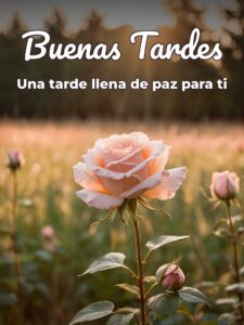 Buenas tardes in spanish para Facebook y WhatsApp