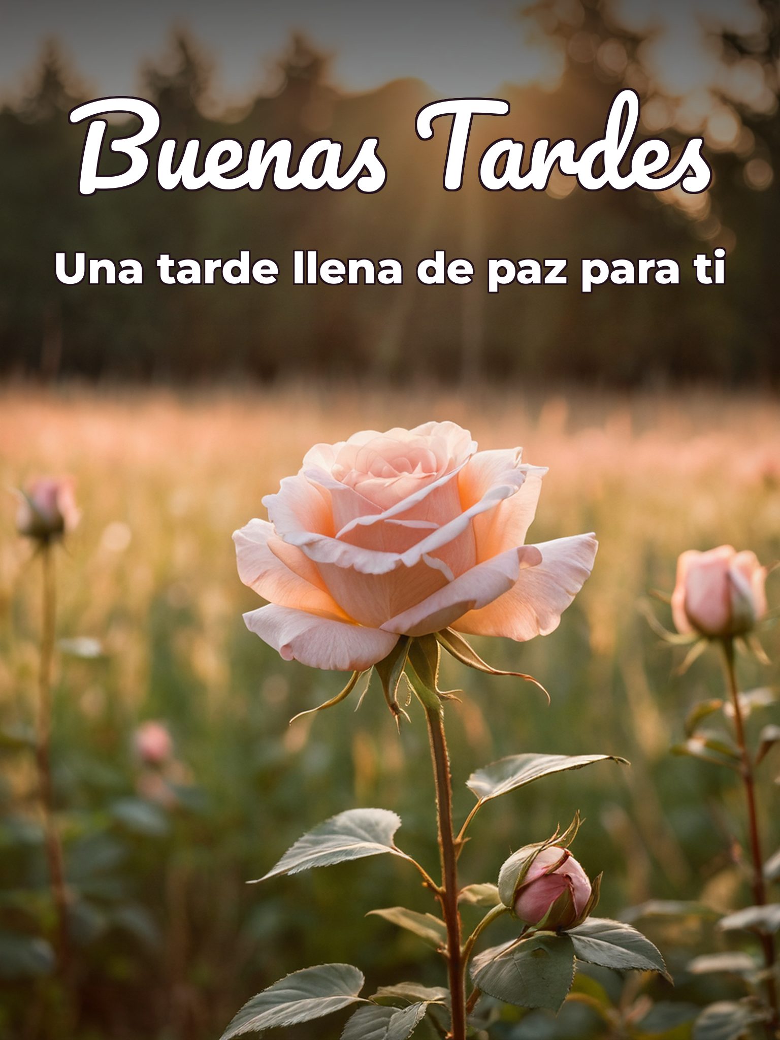 Buenas tardes in spanish para Facebook y WhatsApp