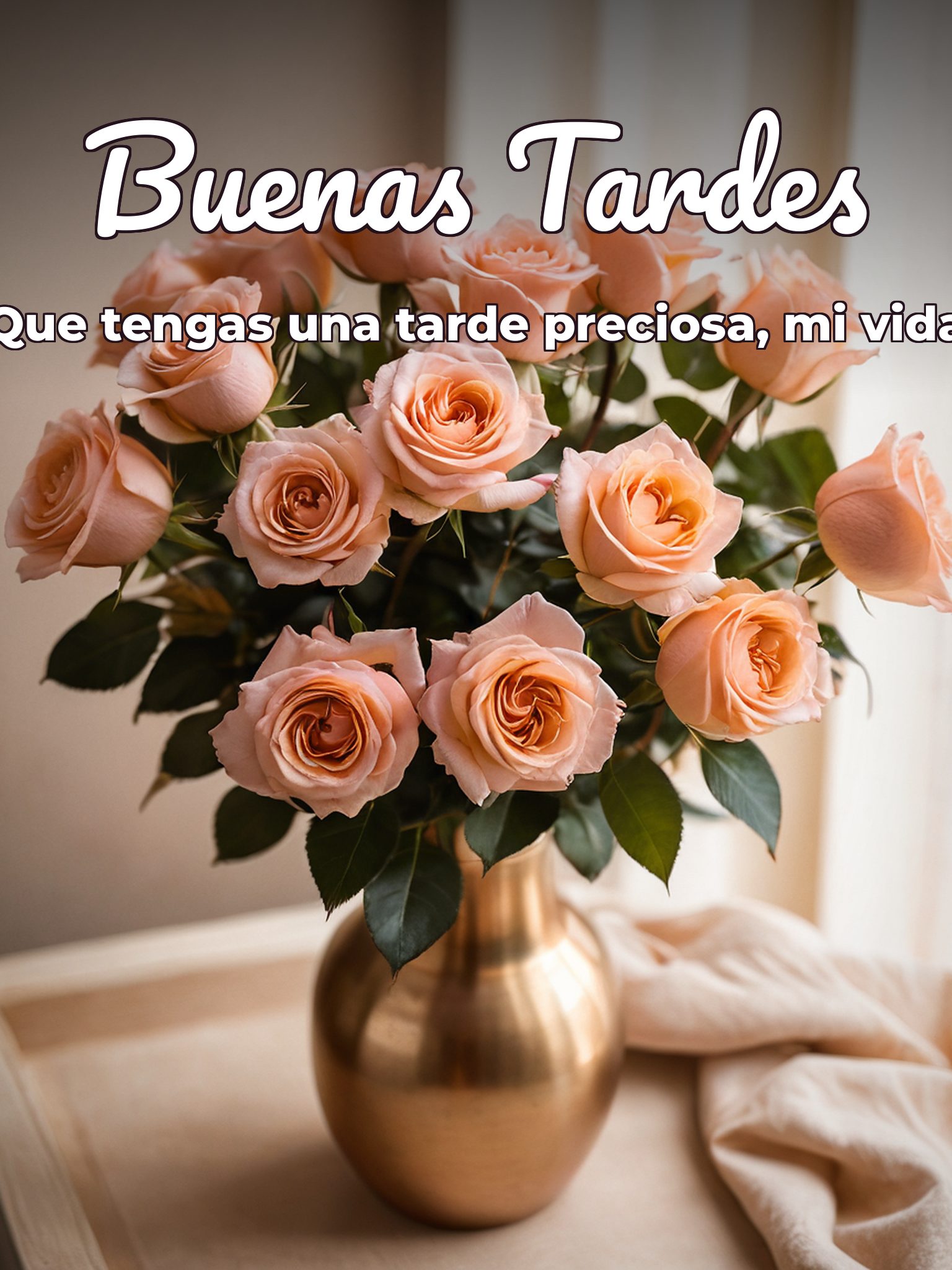 Buenas tardes mi amorcito para WhatsApp celular