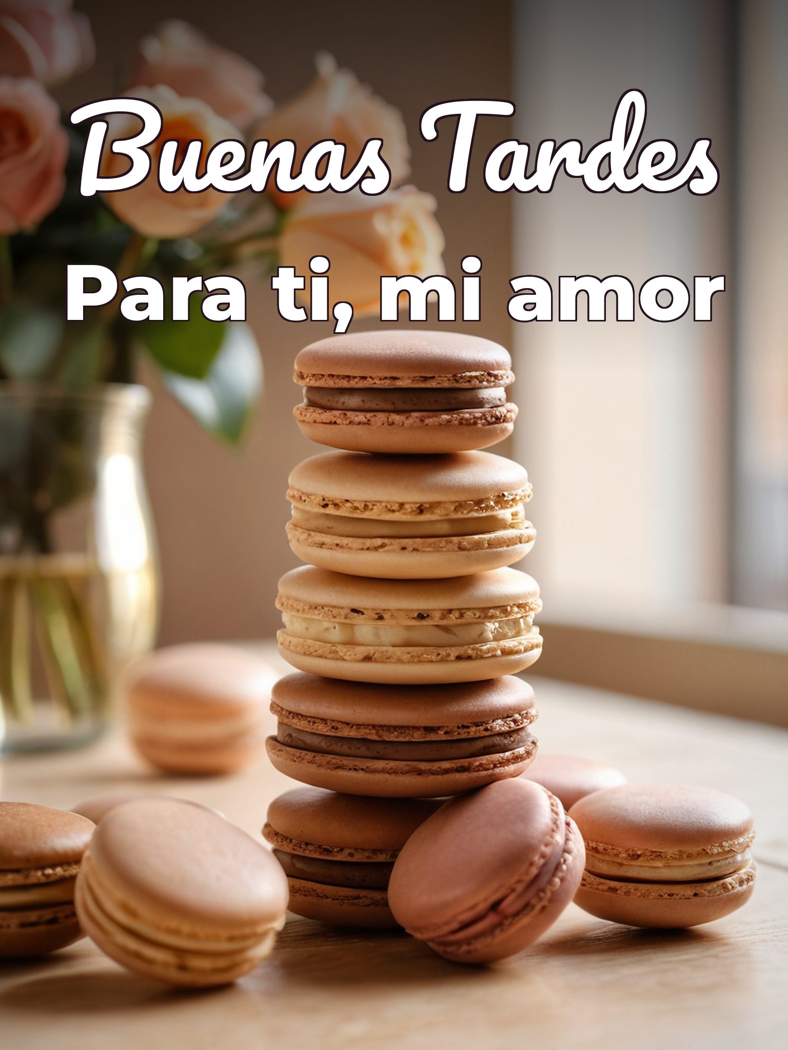 Buenas tardes para mi amor para WhatsApp celular