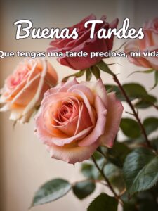 Buenas tardes para mi novia para WhatsApp celular