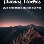 buenas noches que descanses, dulces sueños