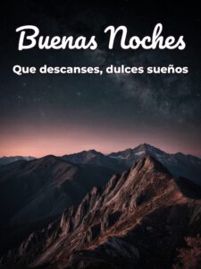 Buenos deseos de buenas noches para celular