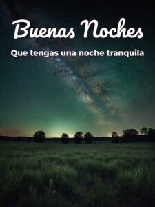 Buenos deseos de buenas noches para WhatsApp