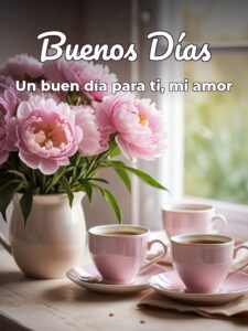 Buenos días a mi novia para WhatsApp