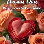 buenos días para ti, con todo mi amor
