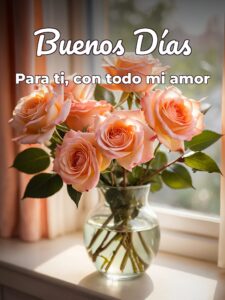 Buenos días a mi novio para celular