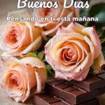 buenos días pensando en ti esta mañana