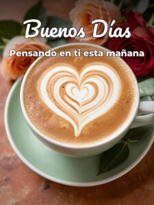 Buenos días a mi novio para una amiga