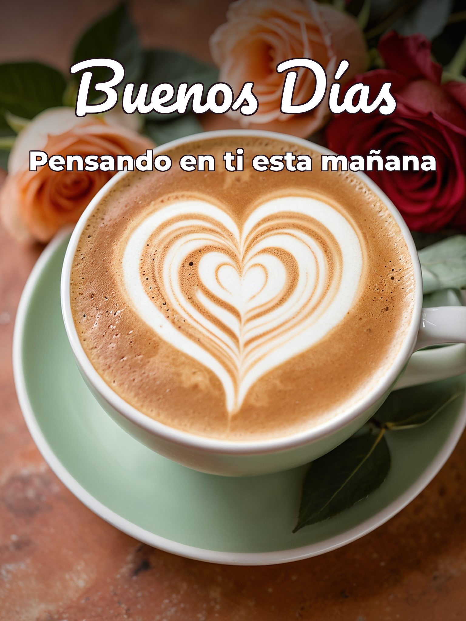 Buenos días a mi novio para una amiga