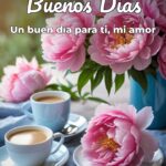 buenos días un buen día para ti, mi amor
