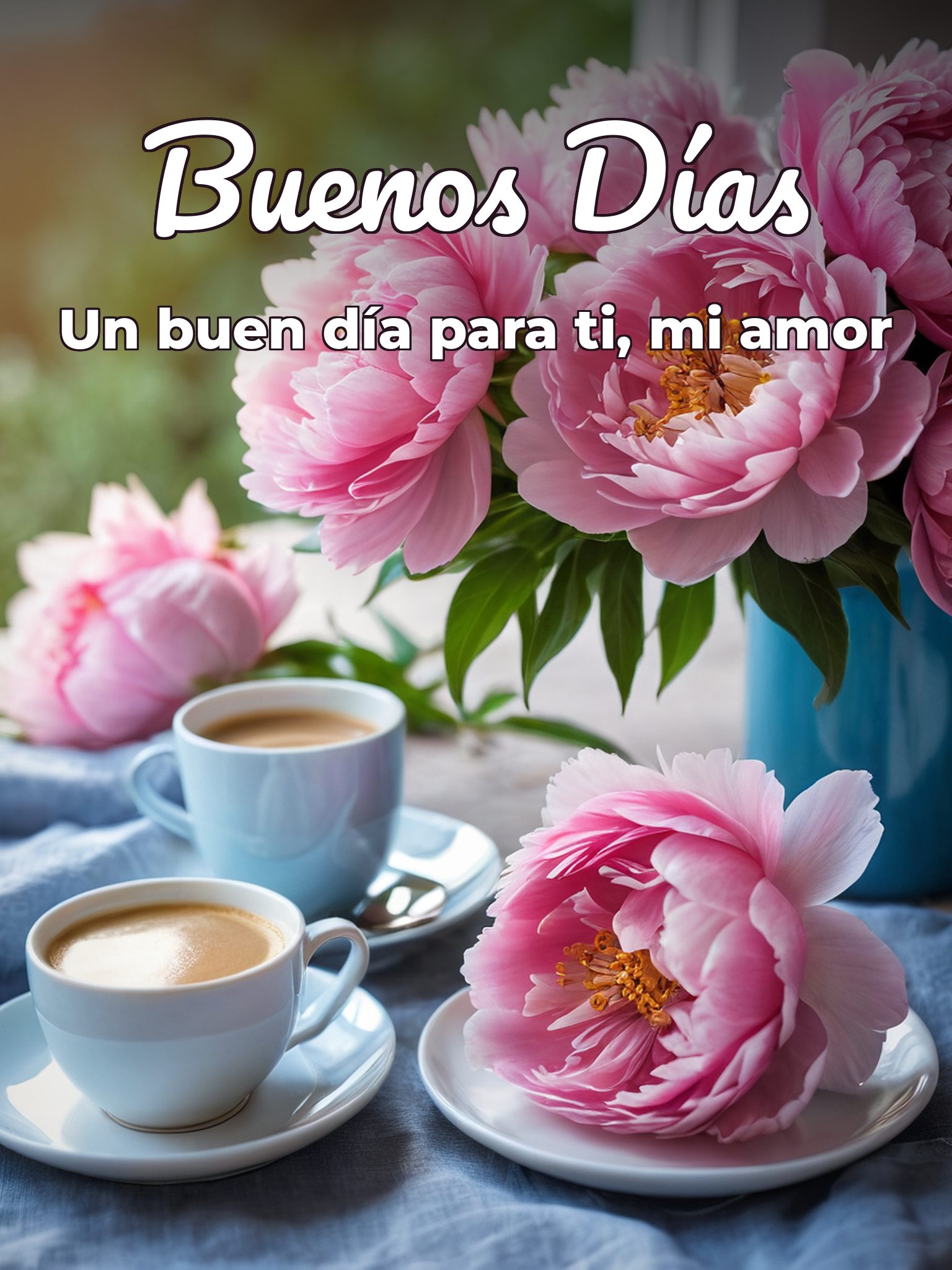 Buenos días a mi novio para WhatsApp