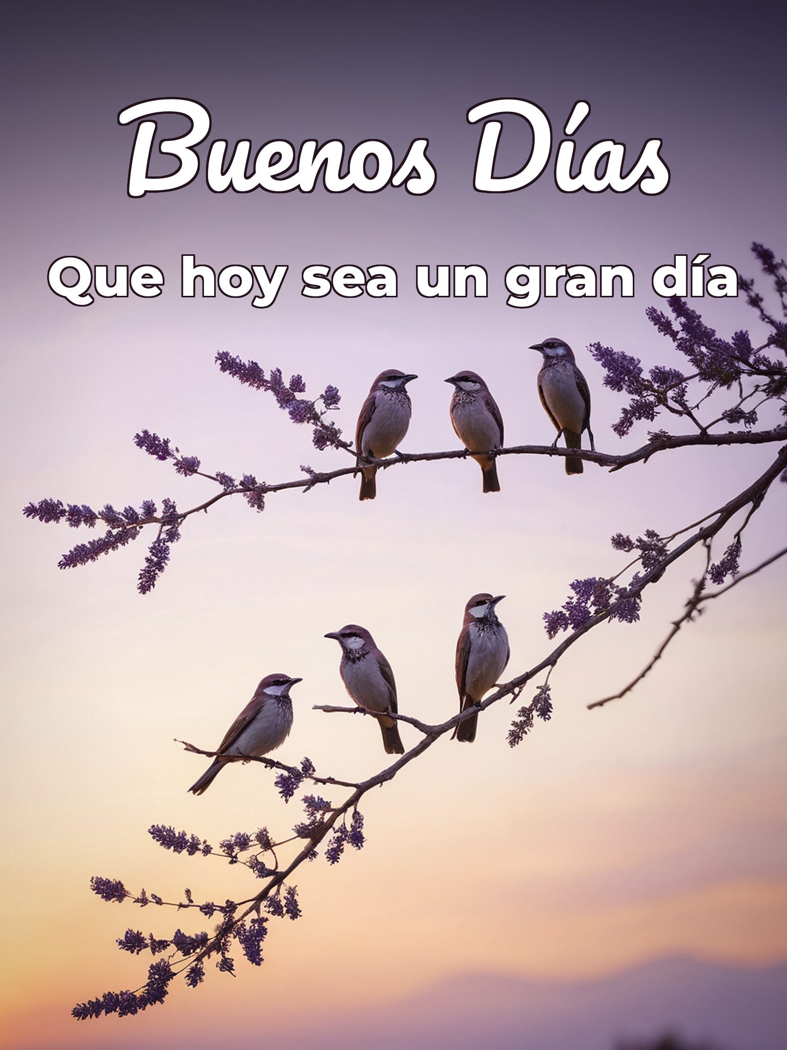 Buenos días a todos para una amiga
