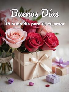 Buenos días a tu amor para mi amor