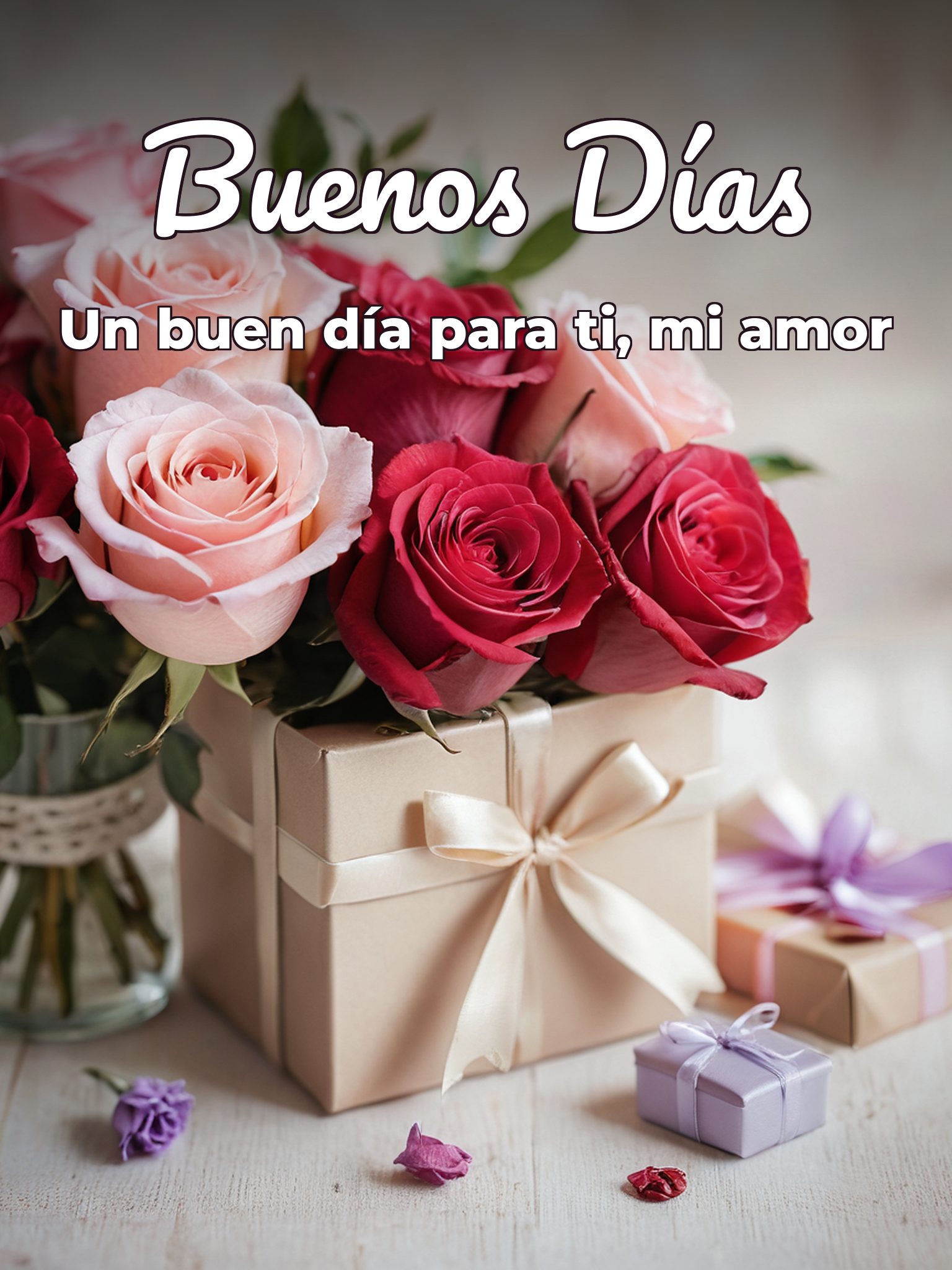 Buenos días a tu amor para mi amor
