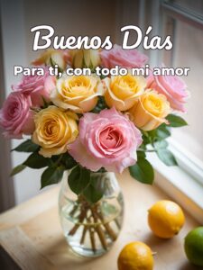 Buenos días a tu amor para una amiga