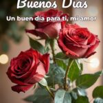 buenos días un buen día para ti, mi amor