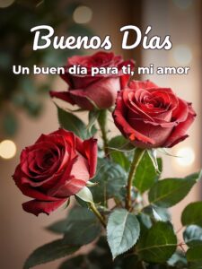 Buenos días a tu novia