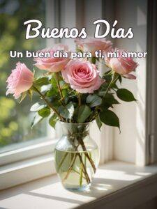 Buenos días a tu novia para Facebook