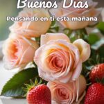 buenos días pensando en ti esta mañana