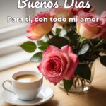 buenos días para ti, con todo mi amor